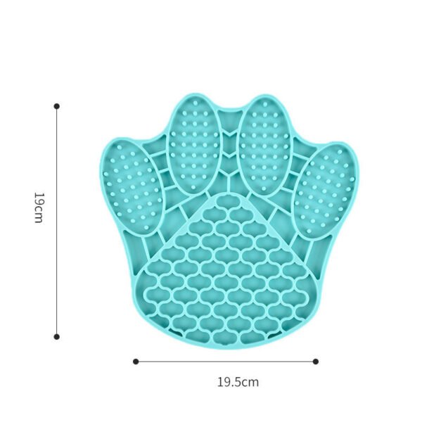 New Amazon Silicone Dog Licking Mat Pet Feeding Bowl Slow Food Cat Plate Dog Silicone Slow Food Mat Anti-Choke Bowl - Image 4