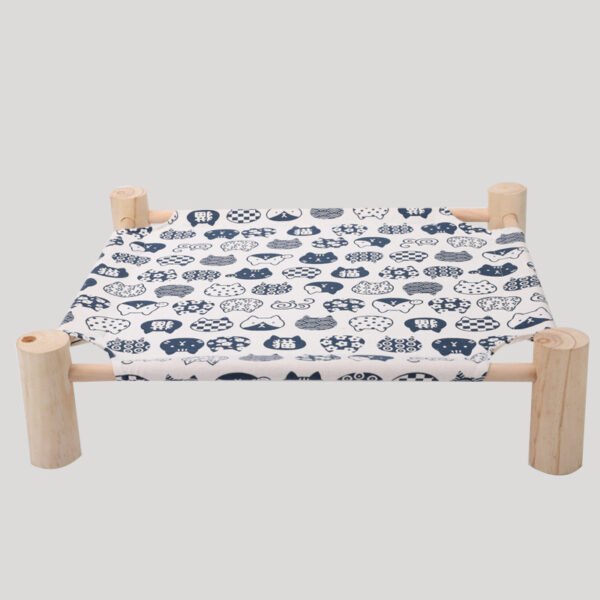 Removable And Washable Solid Wood Pet Dog Bed - Image 2