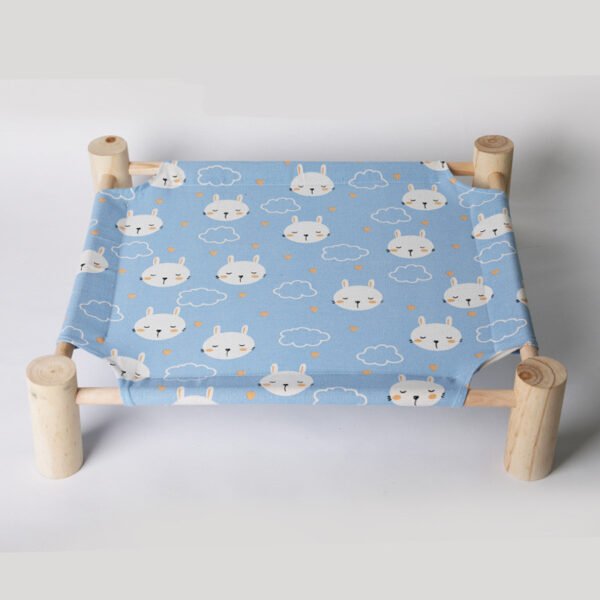 Removable And Washable Solid Wood Pet Dog Bed - Image 8