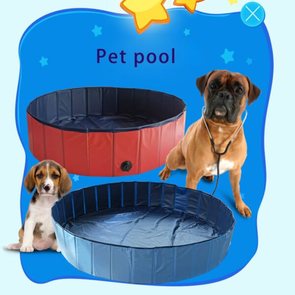 Portable Pet Pool Foldable Dog Cat Bathtub Pet Supplies Outdoor Children's Bathtub