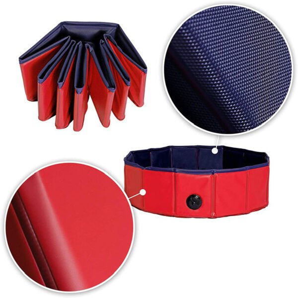 Portable Pet Pool Foldable Dog Cat Bathtub Pet Supplies Outdoor Children's Bathtub - Image 5