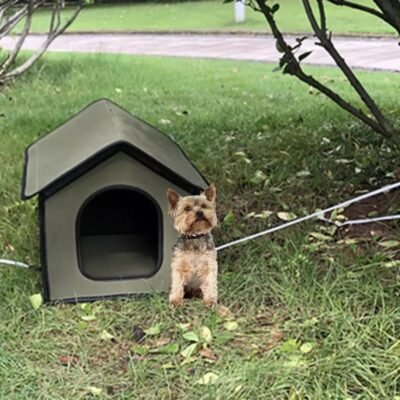 Pet House Outdoor Waterproof Weatherproof Dog Kennel Cat House Foldable Pet Shelter