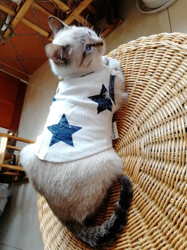 Pet Shirt Dog Funny Print Jersey Cat T-Shirt Clothes - Image 4