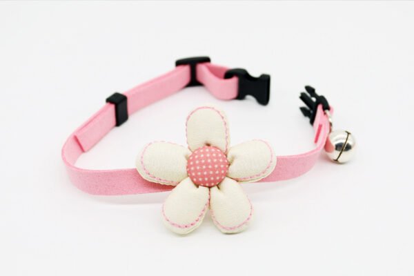 Pet Accessories Flowers Small Fresh Cat Bell Collar Teddy Small Dog Collar - Image 2