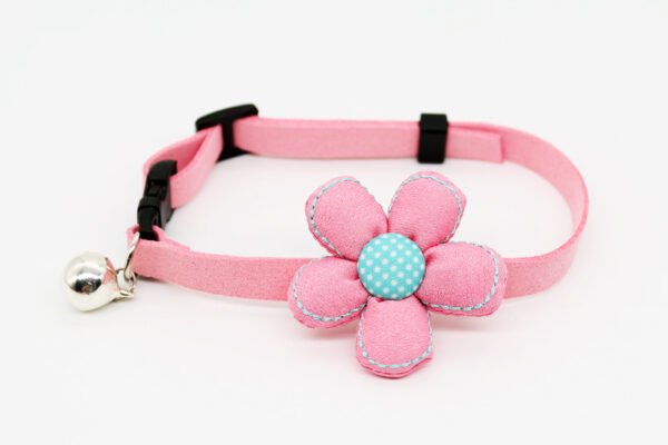 Pet Accessories Flowers Small Fresh Cat Bell Collar Teddy Small Dog Collar - Image 3