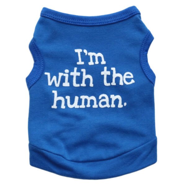 Dog Clothing Cotton Blue Follower Vest