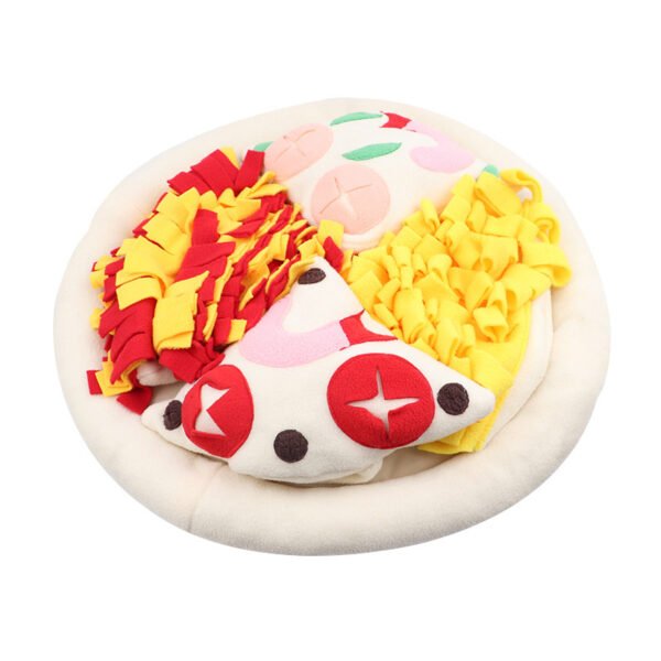 Pet Dog Pizza Hidden Food Sniffing Mat Dog Work Searching Pad For Training Natural Smelling Skills Preventing Damage To Furnitur - Image 4