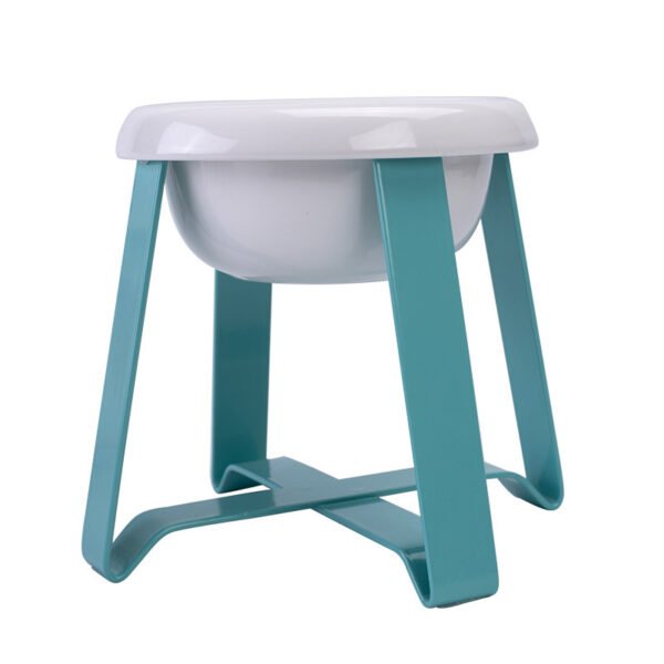 Pet Bowls Creative Antislip Cat Feeding Bowl With Iron Stand 2 In 1 Pet Food Water Feeder - Image 6