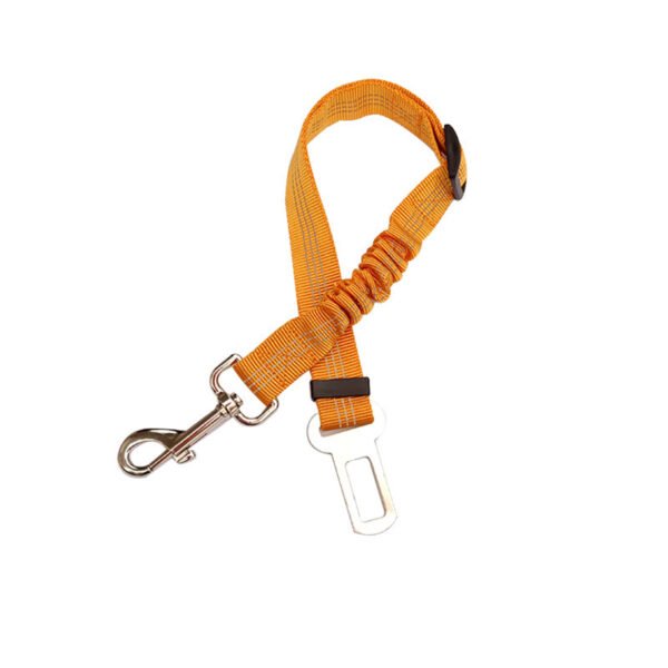 Adjustable Dog Seat Belt Dog Car Seatbelt Harness Leads Elastic Reflective Safety Rope - Image 5