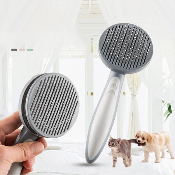 Pet Slicker Grooming Brush Comb For Cats Small Middle Sized Dogs Must Buy in Fur Shedding Season Easy Clean - Image 6