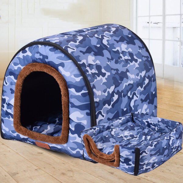 Pet Big Dog House Fully Removable And Washable Pet Kennel Cylinder Portable Dog House Golden Retriever Kennel - Image 6