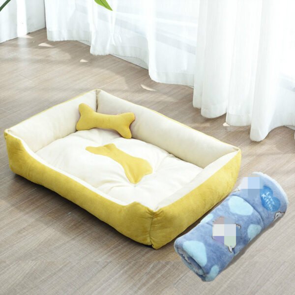 Kennel Four Seasons Golden Retriever Teddy Kennel Dog Bed Dog Mat Small Dog Medium Dog - Image 10