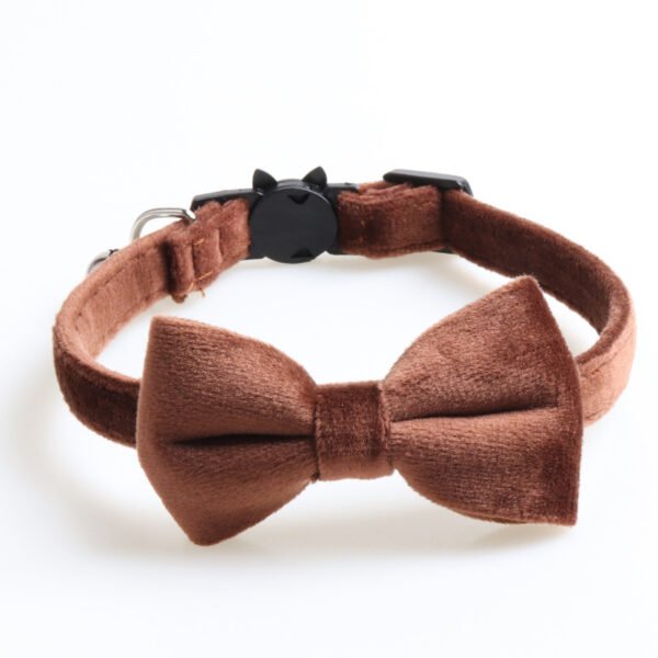 Velvet Pet Collars Bowknot Dog Collars - Image 6