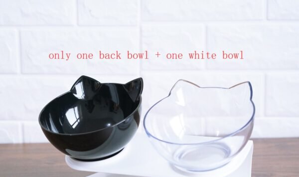 New Inclined Food Cat Dog Oblique Mouth Transparent Single Pet Bowl - Image 6