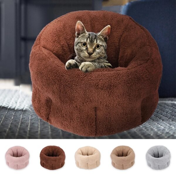 Dog Cat Nest Pet House Cotton Lint Pet Puppy Dog Beds Large Dogs Indoor Dog Calming Beds Warm Dog Sofa Washable