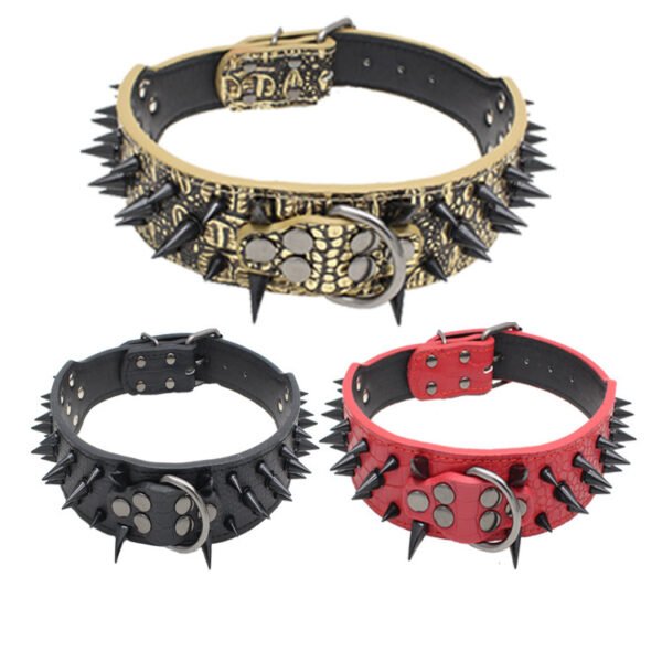 Large Explosion-Proof Rivet Bite-Proof Pet Collar - Image 4