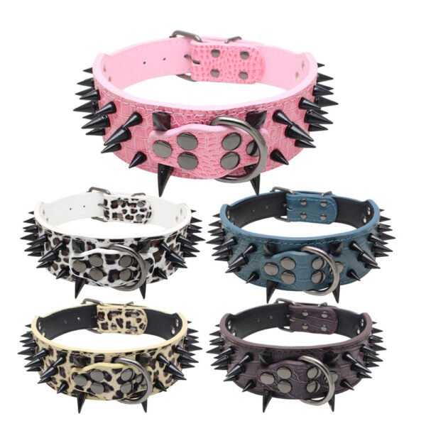 Large Explosion-Proof Rivet Bite-Proof Pet Collar - Image 5