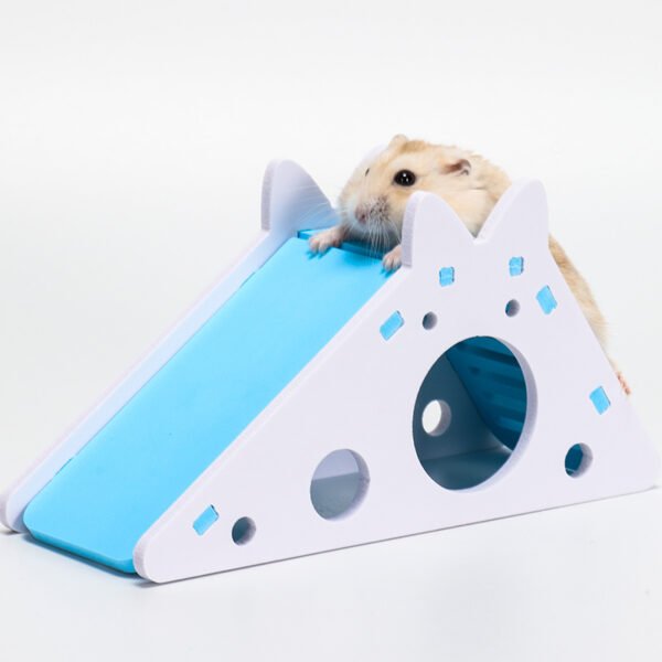 Hamster Toys Slide Hut PVC Assembly Color Hut Slide Toy Golden Bear Hamster Supplies - Image 6