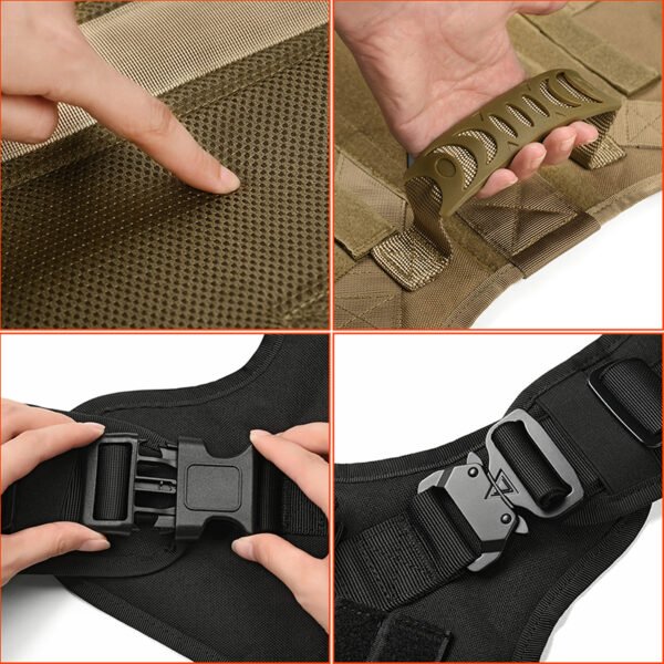 Outdoor Tactical Dog Vest For Large Dogs - Image 4