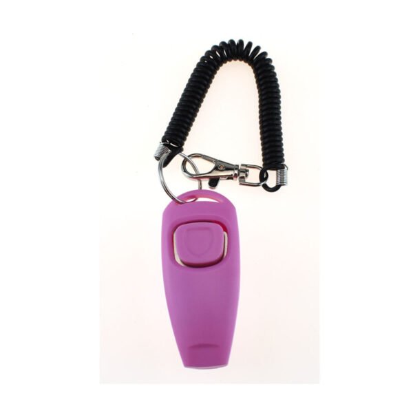 Two-in-one Clicker Pet Training Clicker Pet Clicker Whistle Dog Training Whistle Yellow Bracelet - Image 10
