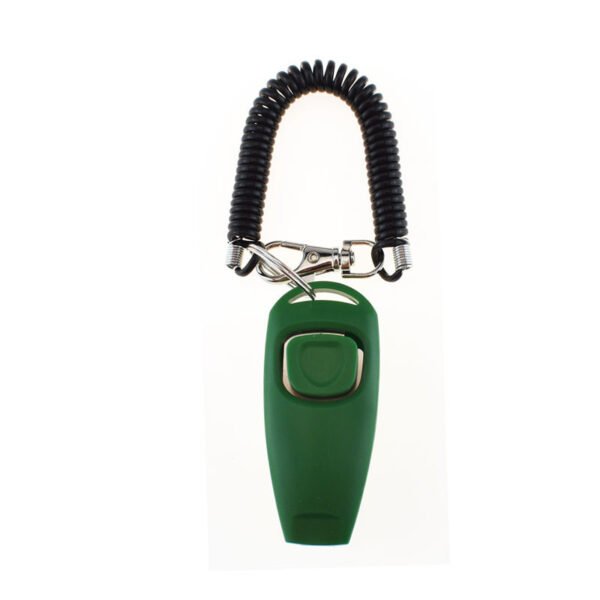 Two-in-one Clicker Pet Training Clicker Pet Clicker Whistle Dog Training Whistle Yellow Bracelet - Image 8