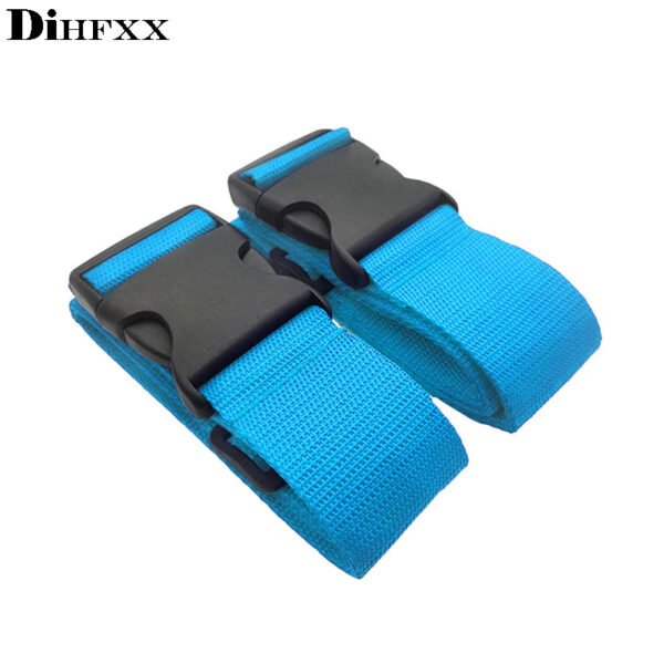 7 Colors Adjustable Nylon Lock Travel Luggage Straps Belt Protective Travel Accessories Suitcase Packing Belt - Image 5