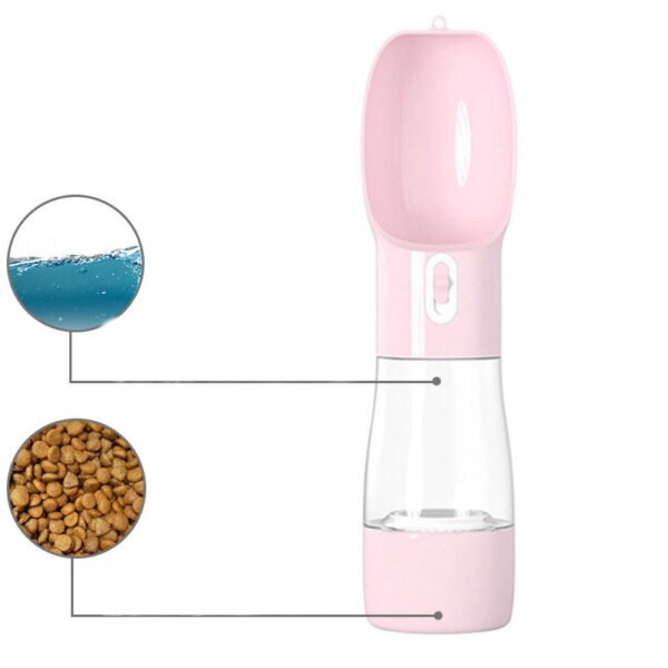 Dog Cat Pet Water Bottle Portable Leak Proof Water Dispenser and Food, Lightweight - Image 3