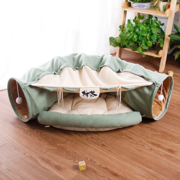 Pet Cats Tunnel Interactive Play Toy Mobile Collapsible Ferrets Rabbit Bed tunnels Indoor Toys Kitten Exercising Products - Image 3