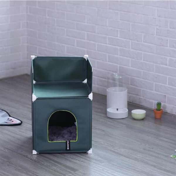 Warm Cat House Double Cat Villa Fully Enclosed - Image 2