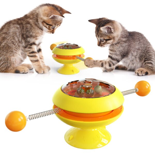 Rotating Cat Toys Supplies With Catnip Interactive Training Toys For Cats Kitten Cat Accessories Pet Products - Image 4