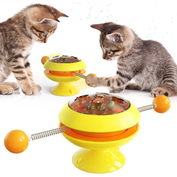 Rotating Cat Toys Supplies With Catnip Interactive Training Toys For Cats Kitten Cat Accessories Pet Products