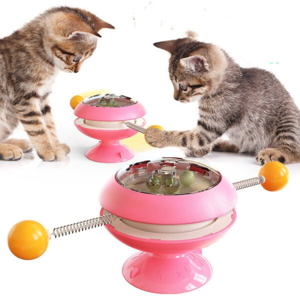 Rotating Cat Toys Supplies With Catnip Interactive Training Toys For Cats Kitten Cat Accessories Pet Products - Image 3