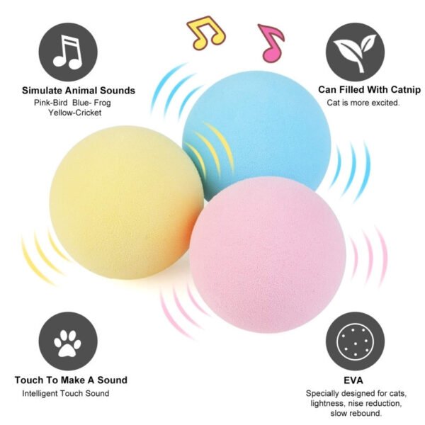 Smart Cat Toys Interactive Ball Catnip Cats Toy Playing Ball - Image 8