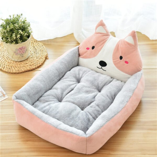 Large Pet Cat Dog Bed 7Colors Warm Cozy Dog House Soft Fleece Nest Dog Baskets - Image 4