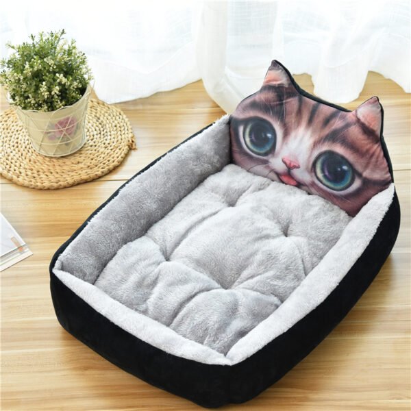 Large Pet Cat Dog Bed 7Colors Warm Cozy Dog House Soft Fleece Nest Dog Baskets - Image 6