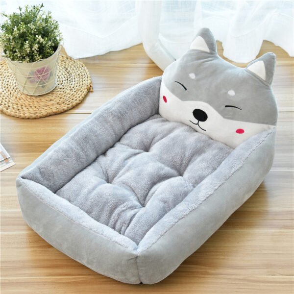 Large Pet Cat Dog Bed 7Colors Warm Cozy Dog House Soft Fleece Nest Dog Baskets - Image 5