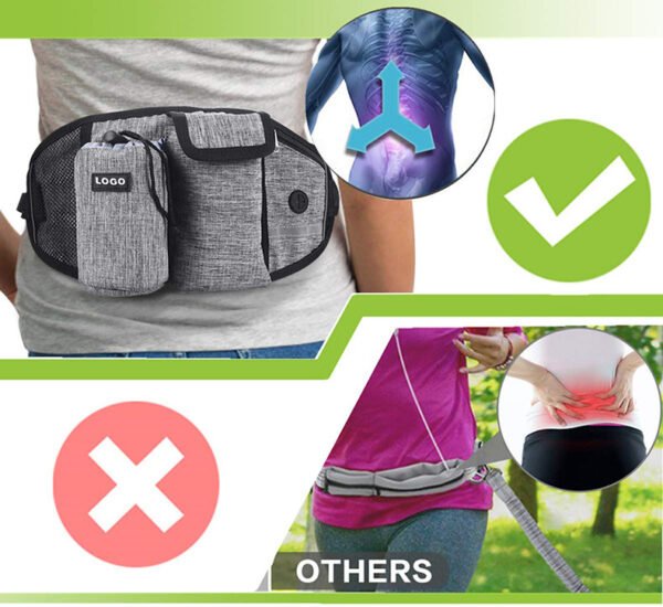Dog Training Leash Waist Bag Hands-Free Outdoor Pet Running Walking Leash Portable Dog Food Water Cup Storage Bags - Image 8