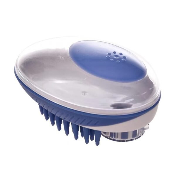 Pet Supplies Bath Brush Massage Comb Can Store Bath Liquid Silicone Brush For Cats And Dogs - Image 2