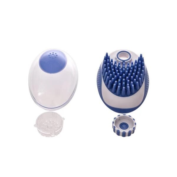 Pet Supplies Bath Brush Massage Comb Can Store Bath Liquid Silicone Brush For Cats And Dogs