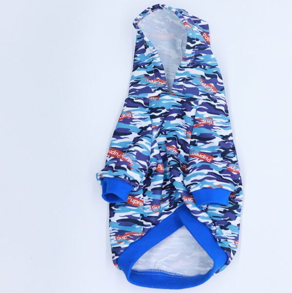 Camouflage Pet Hoodie With Print Pet Outfit - Image 3