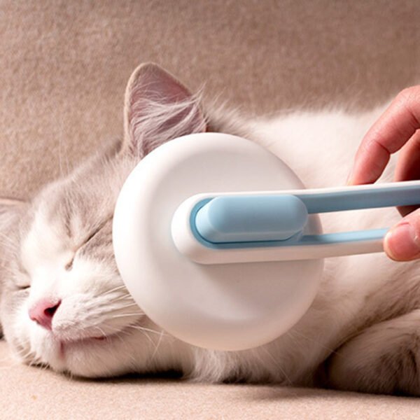 Pet Dog Hair Remover Cat Brush Grooming Tool Automatic Massage Comb Round Hair Brush For Cat Dog Pet Supplies - Image 2