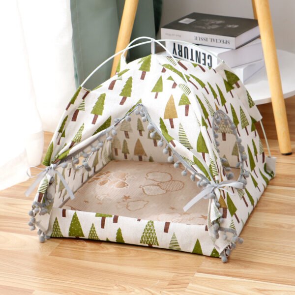 Cat Tent Cat Cat House Enclosed Pet Bed - Image 7