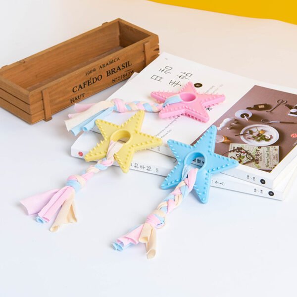 Pet Toy Dog Bite Rubber TPR Knot Toy - Image 8
