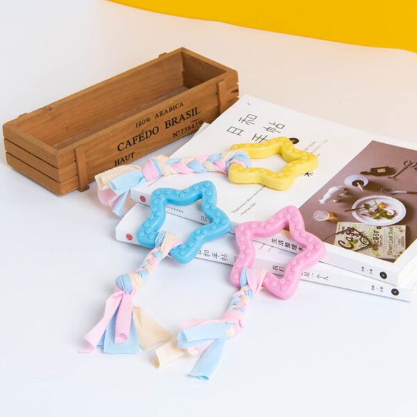 Pet Toy Dog Bite Rubber TPR Knot Toy - Image 2
