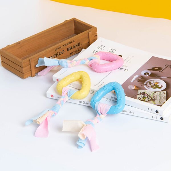Pet Toy Dog Bite Rubber TPR Knot Toy - Image 7