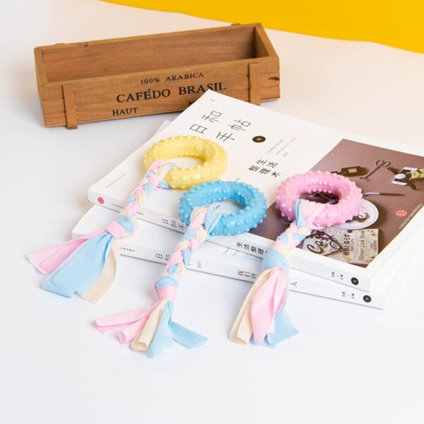 Pet Toy Dog Bite Rubber TPR Knot Toy - Image 3