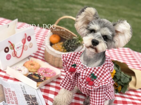 Dog Clothes Small Dog Checkered Shirt Summer Thin - Image 2