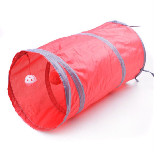 Pet Puzzle Cat Toy Collapsible Cat Tunnel Ringing Paper Cat Passage - Image 7