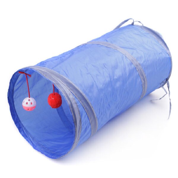 Pet Puzzle Cat Toy Collapsible Cat Tunnel Ringing Paper Cat Passage - Image 6