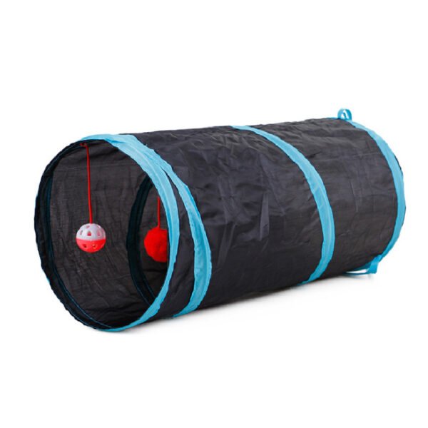 Pet Puzzle Cat Toy Collapsible Cat Tunnel Ringing Paper Cat Passage - Image 8